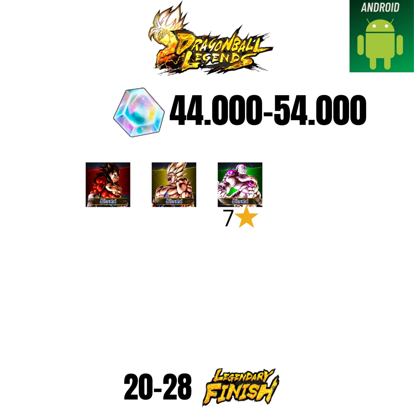 🔥44.000+ CC💎3 ULTRA💎20+ LF🔥DB LEGENDS(ANDROID)🔥
