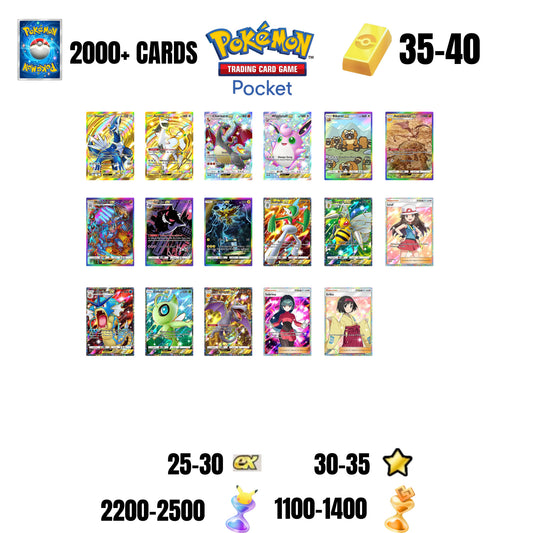 💎ENGLISH CARDS💎2000+ CARDS💎18 CARDS GUARANTEED🔥25 EX 4*🌟35 1 STAR CARDS🌟40 GOLD BARS🌟2500 PACK HOURGLASSES🌟1400 WONDER HOURGLASSES