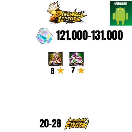 🔥131.000 CC💎2 CHARACTERS💎28 LF🔥DB LEGENDS(ANDROID)🔥