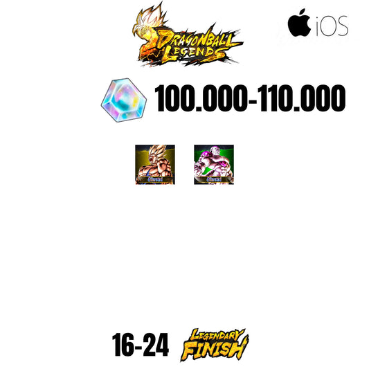 🔥110.000 CC💎2 CHARACTERS💎24 LF🔥DB LEGENDS(IOS)🔥