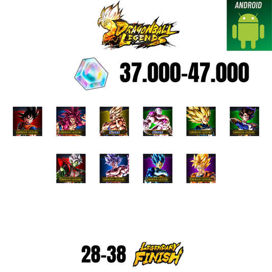 🔥47.000 CC💎10 CHARACTERS💎38 LF🔥DB LEGENDS(ANDROID)🔥