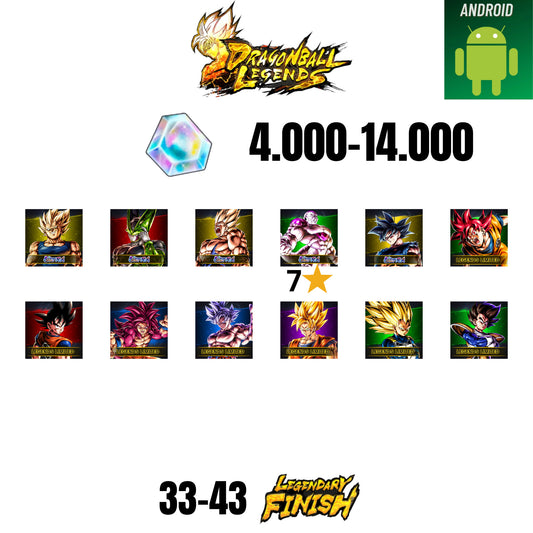 🔥14.000 CC💎12 CHARACTERS💎43 LF🔥DB LEGENDS(ANDROID)🔥