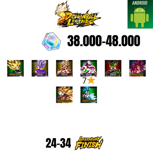 🔥48.000 CC💎8 CHARACTERS💎34 LF🔥DB LEGENDS(ANDROID)🔥