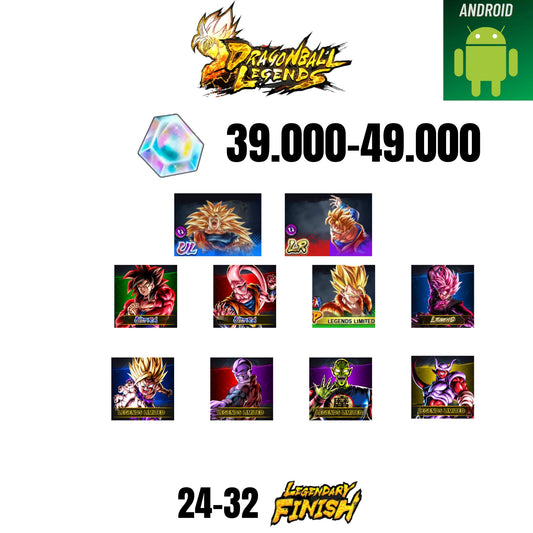 [GLOBAL][ANDROID] 39.000-49.000 CC | GOKU SS3/VEGETA SS2 | GOHAN/TRUNKS | 2 LEGEND | 3 ULTRA | 10 CHARACTERS | 24-32 LF